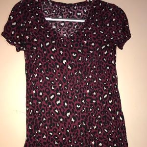 Long cheetah t-shirt